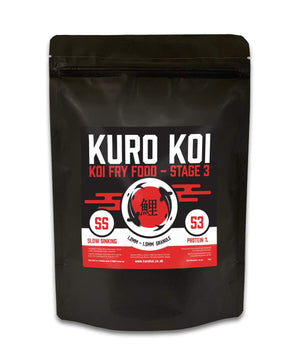 The Fish Food Warehouse 3kg Pouch Kuro Koi Fry Food Stage 3
